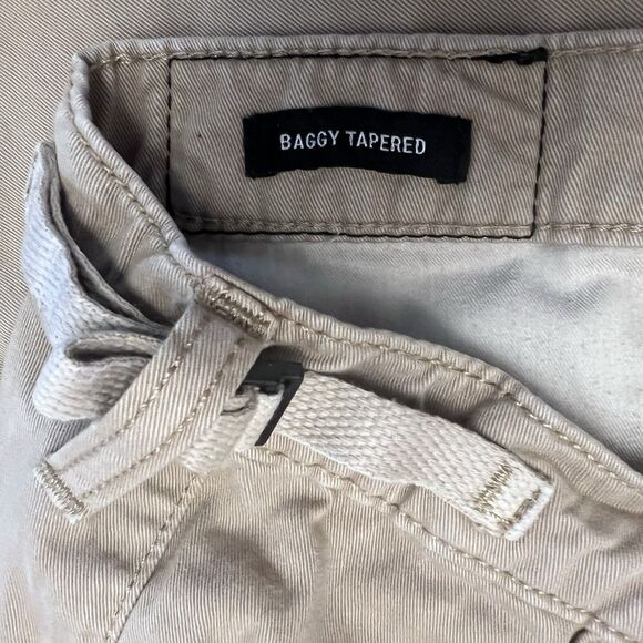 True Religion Baggy Tapered Shorts‎ 11” Men’s Khaki FLAW - Picture 5 of 12